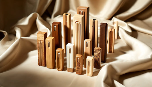 Designed Wooden Mezuzahs