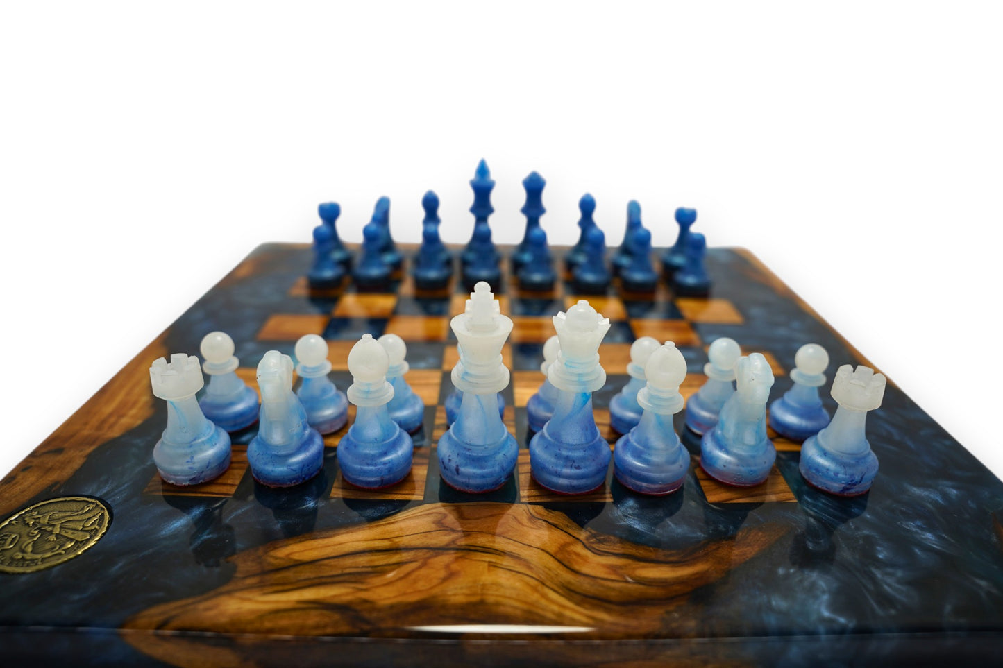Sea of Thought – Olive Wood Chess Set