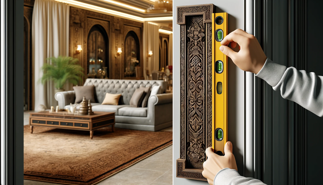 Installation of Designer Mezuzah Cases