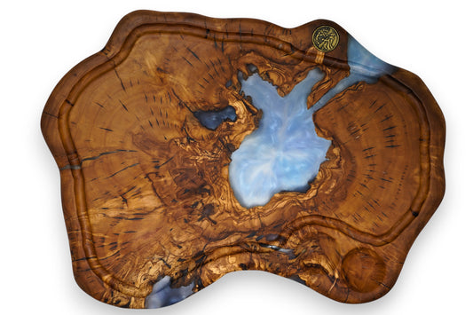 Butcher board designed for carving meat