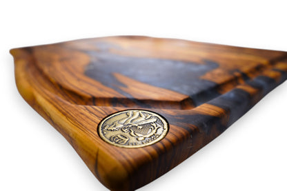 Butcher board designed for carving meat