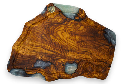 Butcher board designed for carving meat