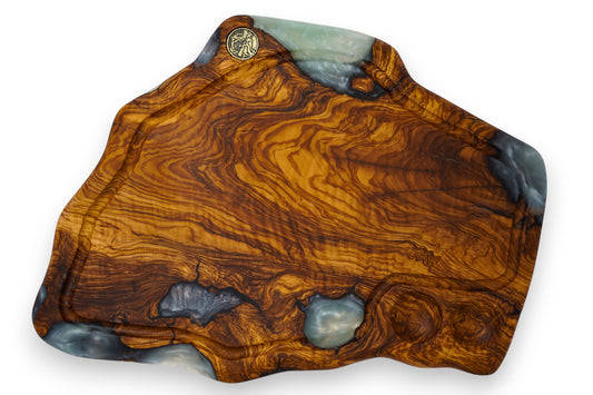 Butcher board designed for carving meat