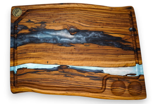 Butcher board designed for carving meat