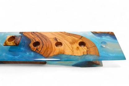 Ocean of Light – Fine Art Hanukkiah