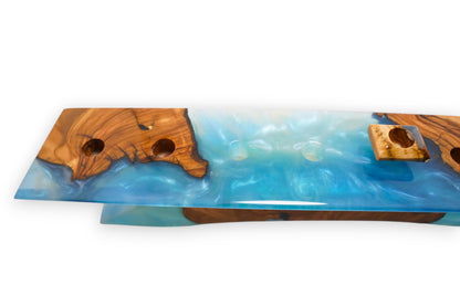 Ocean of Light – Fine Art Hanukkiah
