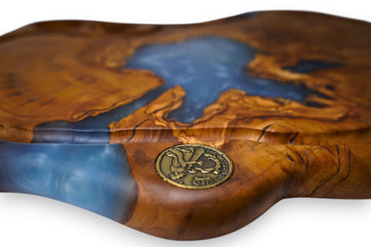 Butcher board designed for carving meat