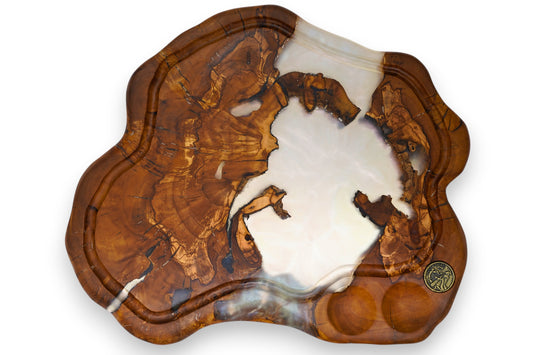 Butcher board designed for carving meat