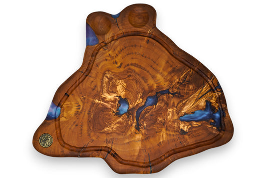 Butcher board designed for carving meat